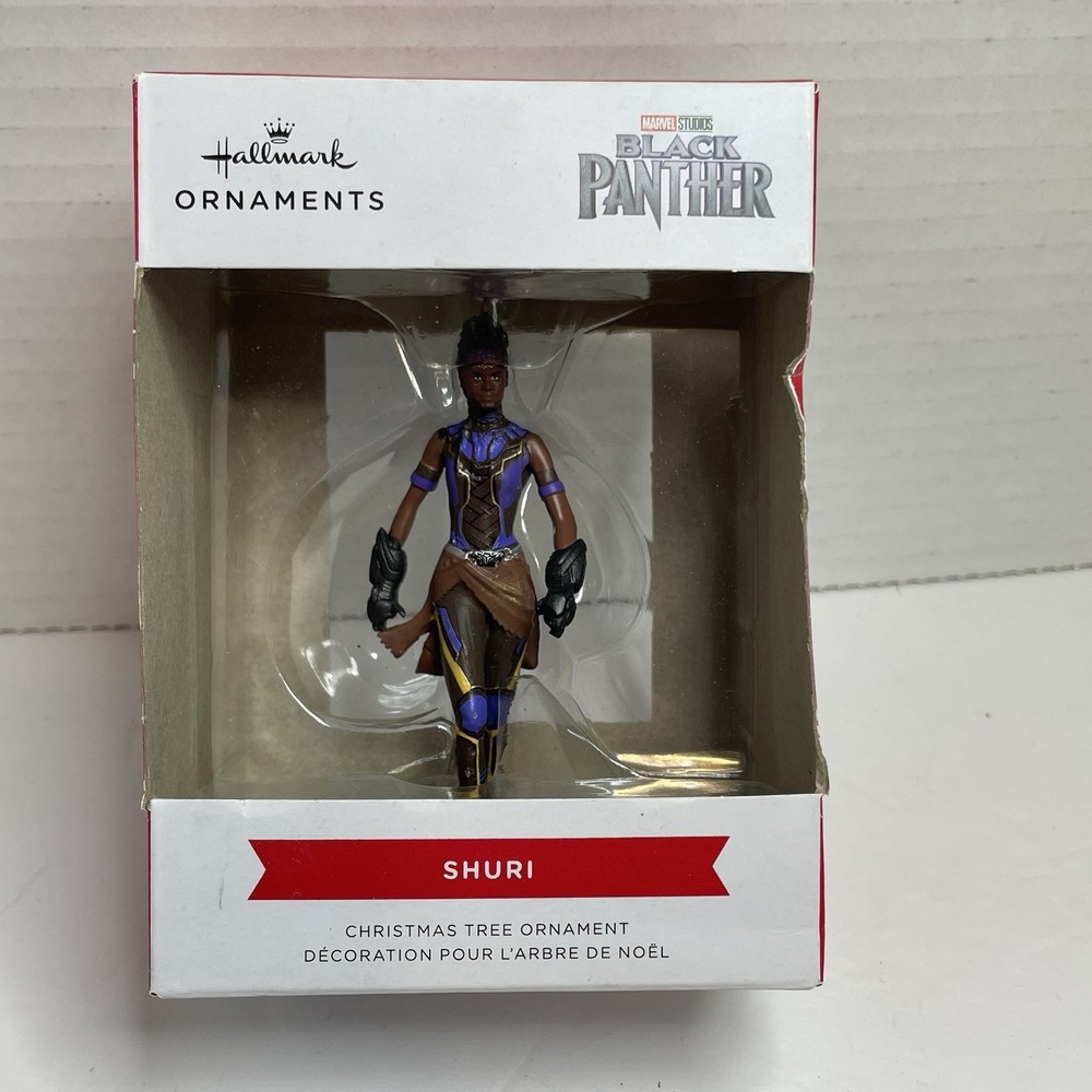 Disney Hallmark Shuri Marvel Black Panther Christmas Ornament